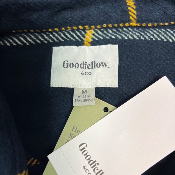 Goodfellow Men’s Long Sleeve Heavyweight Standard Fit Flannel Size - Picture 10 of 13